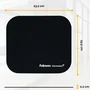Fellowes Alfombrilla para Ratón Microban Negro